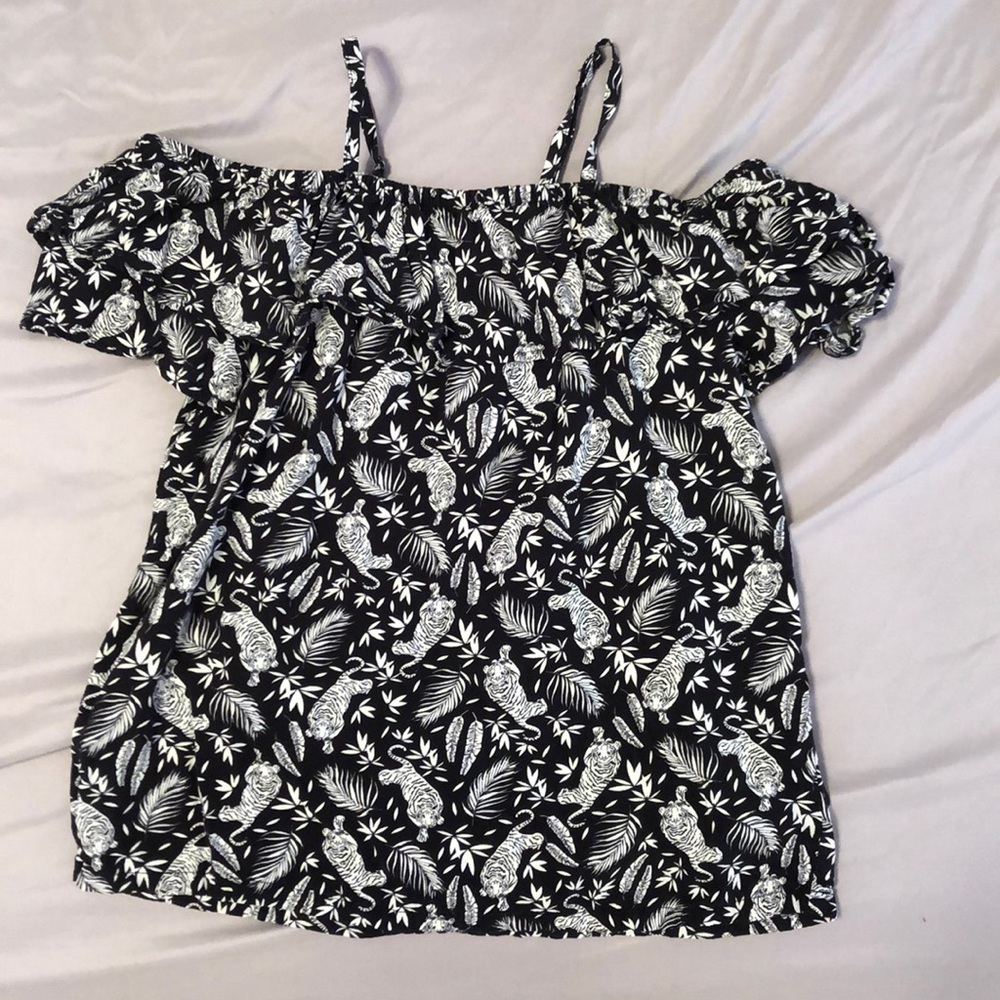 tiger print shirt